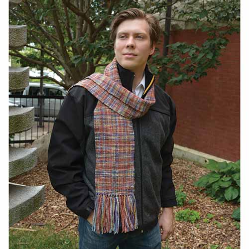 Simply Subtle Scarf Leaflet Pattern