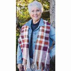 Autumn Checked Shawl