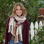 Autumn Checked Shawl