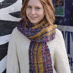 Mosaic Magic Scarf Pattern Leaflet