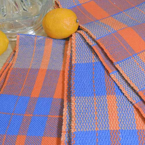 Plaid, Scalloped, and Striped Towel Kit in 8/2 Cotton