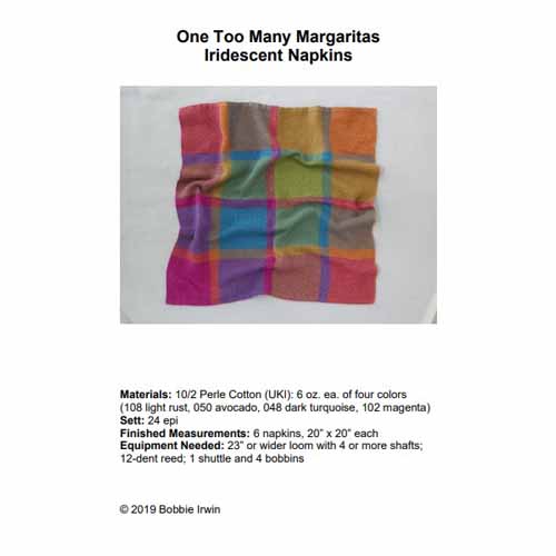 Iridescent Napkin Pattern