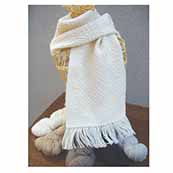 Huck Scarf Pattern Leaflet
