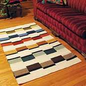 Color Block Rug Pattern Leaflet