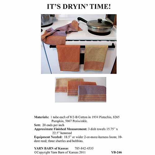 It's Dryin' Time Pattern Leaflet