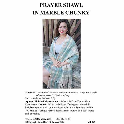 Prayer Shawl in Marble Chunky Pattern Leaflet