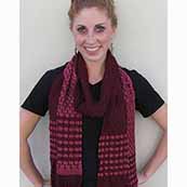 2-Color Collapse Scarves Pattern Leaflet