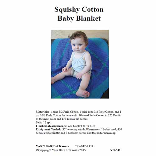 Squishy Cotton Baby Blanket Pattern Leaflet