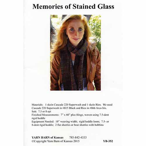 Memories of Stained Glass Pattern Leaflet