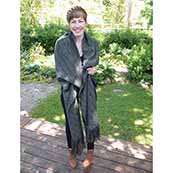 Heathered Shadows Shawl or Scarf Pattern Leaflet