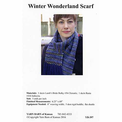 Winter Wonderland Scarf Pattern Leaflet