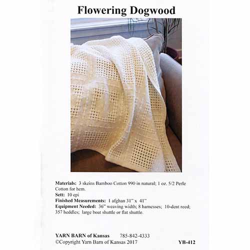 Flowering Dogwood Blanket Pattern Leaflet