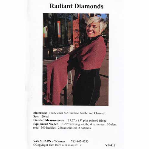 Radiant Diamonds Shawl Pattern Leaflet