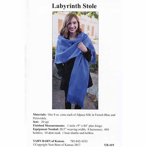 Labyrinth Stole Pattern Leaflet
