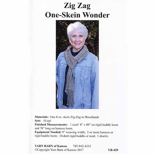 Zig Zag One-Skein Wonder Pattern Leaflet