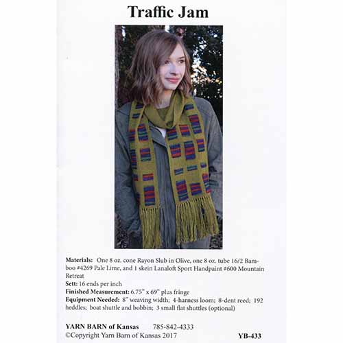 Traffic Jam Scarf Pattern Leaflet