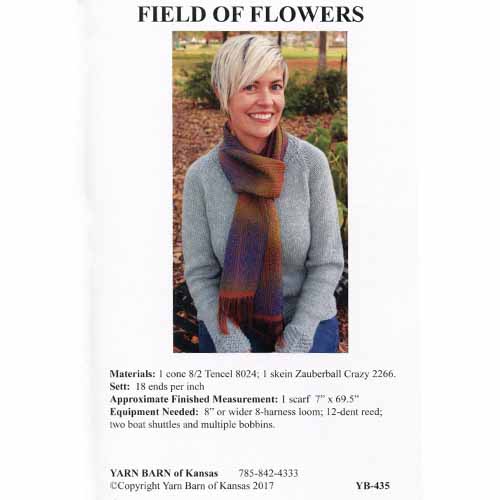 Field of Flowers Scarf Pattern Leaflet
