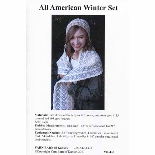 All American Winter Set Pattern Leaflet