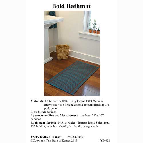 Bold Bathmat Pattern Leaflet