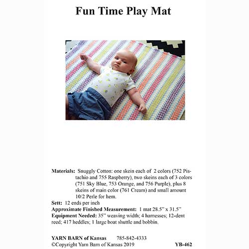 Fun Time Play Mat Pattern Leaflet