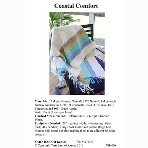 Coastal Comfort Pattern Leaflet