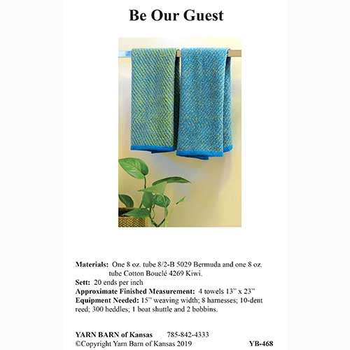 Be Our Guest Pattern Leaflet