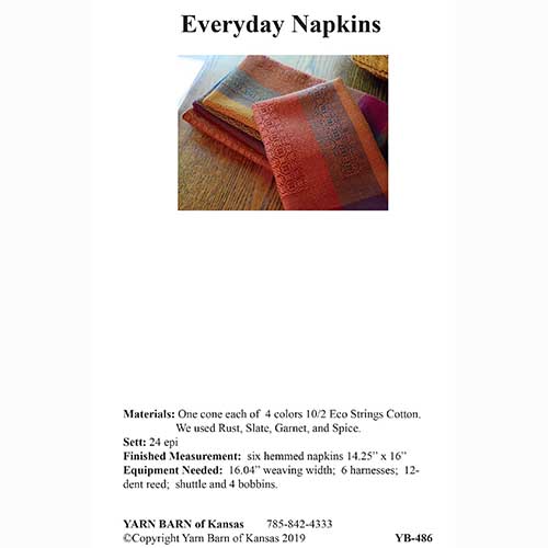 Everyday Napkins Pattern