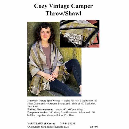 Cozy Vintage Camper Throw pattern