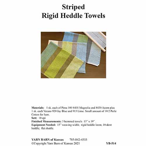 Striped Rigid Heddle Towels pattern