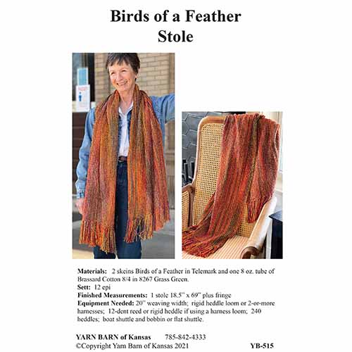 Birds of a Feather Stole pattern