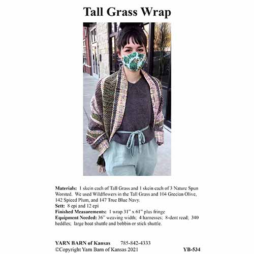 Tall Grass Wrap pattern