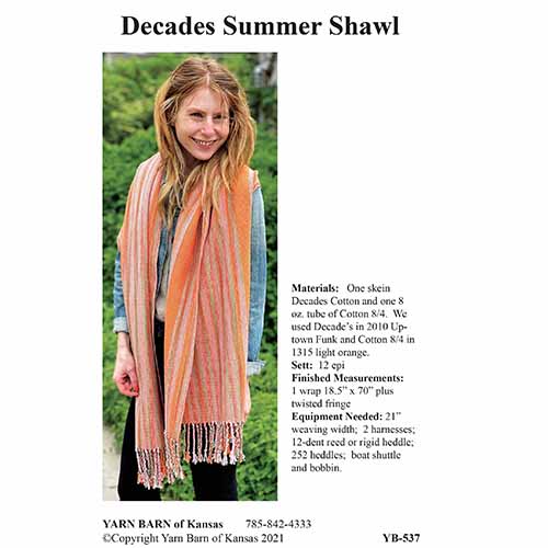 Decades Summer Shawl pattern