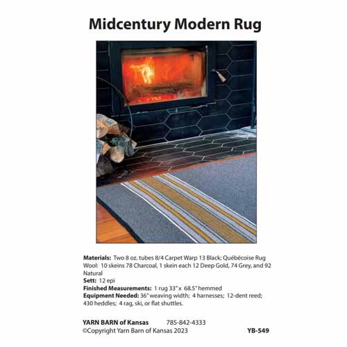 Midcentury Modern Rug pattern