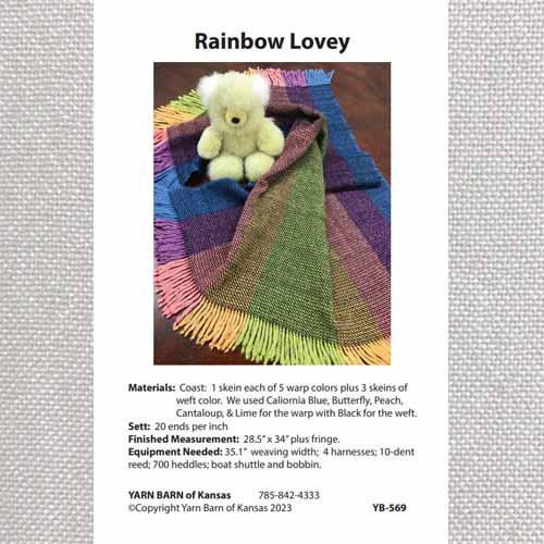 Rainbow Lovey pattern