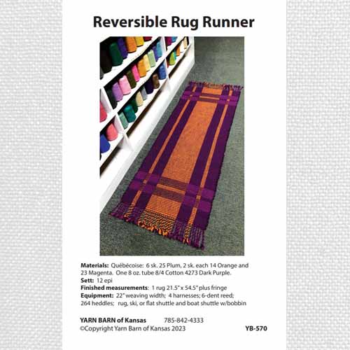 Reversible Rug Runner pattern