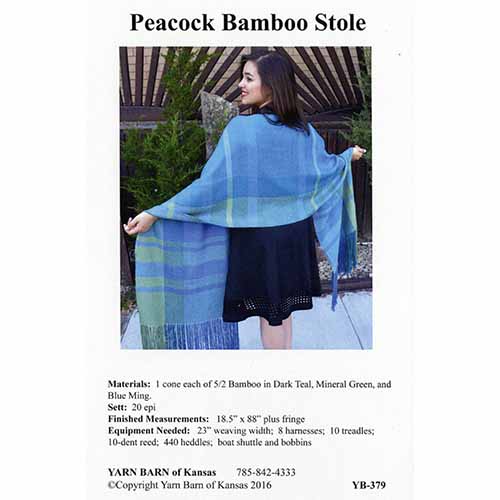 Peacock Bamboo Shawl Pattern